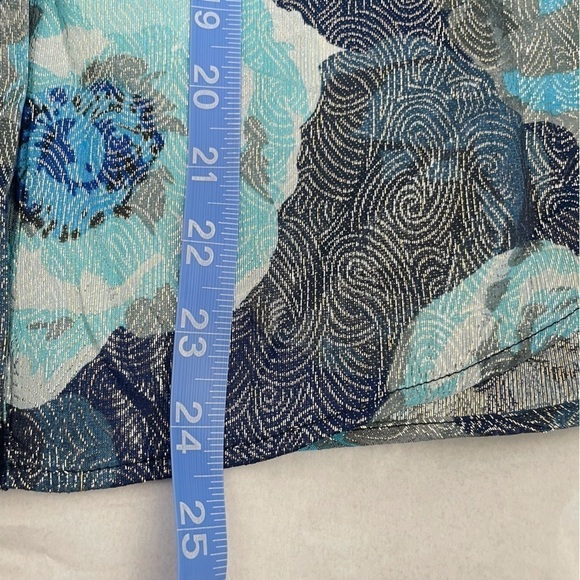 $118 J.Crew Ruffle-front top in floral-print jacquard X-Small - Picture 8 of 8